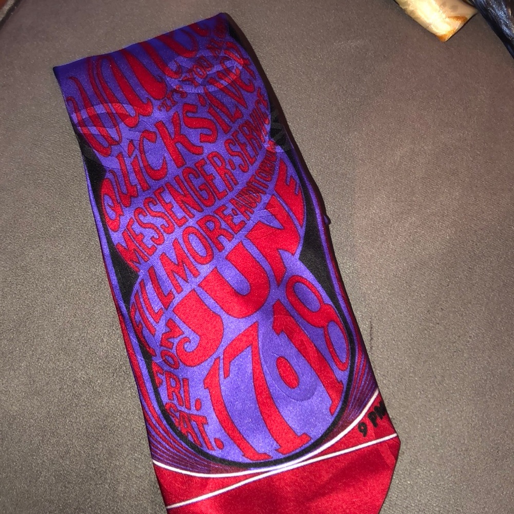 Bill Graham silk tie